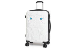 IT Luggage Small Tiger Emboss Crystal Eyes Hard Suitcase